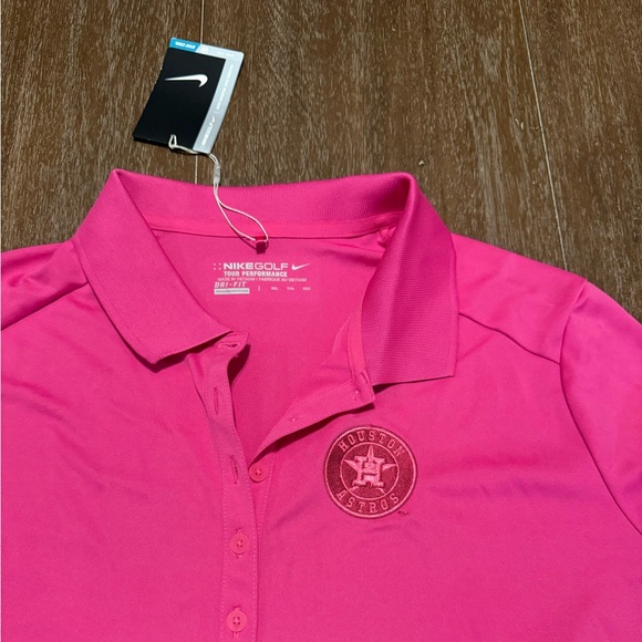 Nike Women's Golf Houston Astros shirt Dri Fit - Picture 2 of 6